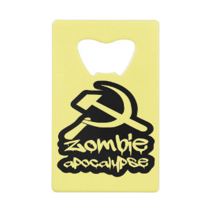 Commie Kommunistische Zombie-Apokalypse # Geldbeutel Flaschenöffner