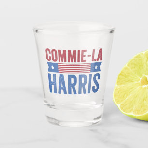 Commie-La Harris 2024 Funny Anti Kamala Harris Schnapsglas