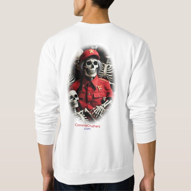 CommieCrushersDesign001 Sweatshirt (Rückseite)