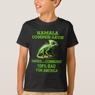 Commieleon Kommunistische Harris Comrade Kamala Co T-Shirt