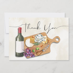 Commission de la charcuterie Carte de remerciement