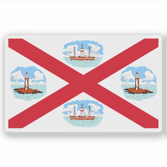 Commissioners of Irish Lights flag, Ireland Aufkleber (Vorderseite)