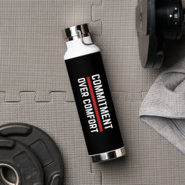 Commitment Over Comfort Thor Gym Water Bottle Trinkflasche
