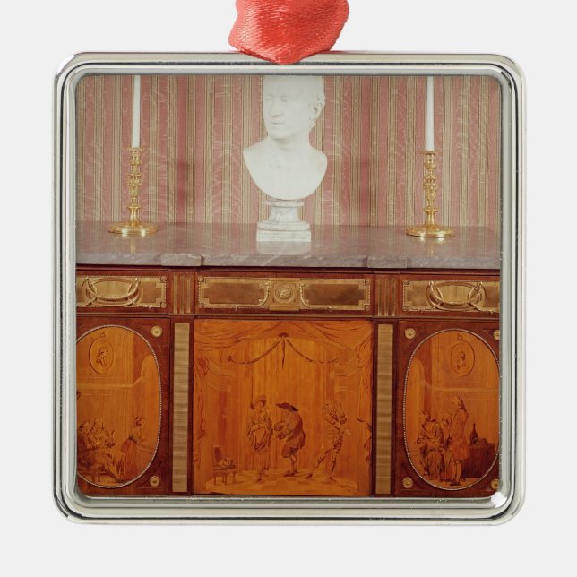 Commode, 1776-79 ornament aus metall (Vorne)