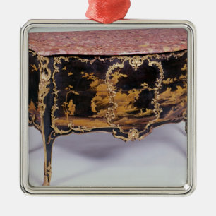Commode, Franzosen, Mitte des 18. Jahrhunderts Silbernes Ornament