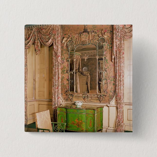Commode und Stuhl im Staat Bedchamber Button (Vorderseite)
