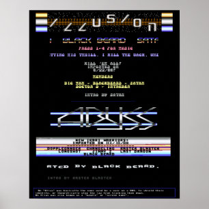 Commodore 64 Intro Screens 14 Zoll x 18 Zoll ILS & Poster