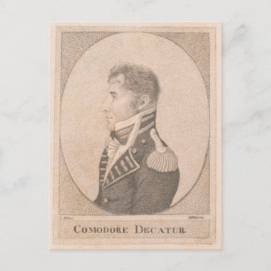 Commodore Stephen Decatur Postkarte