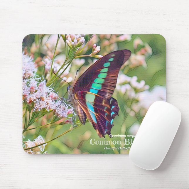 Common Bluebottle Mousepad (Mit Mouse)