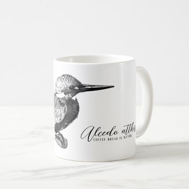 Common kingfisher kaffeetasse (VorderseiteRechts)