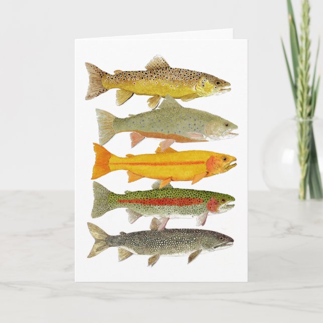 Common Pennsylvania Trout Karte (Vorderseite)