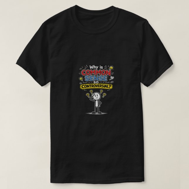 Common Sense (6b)  T-Shirt (Design vorne)