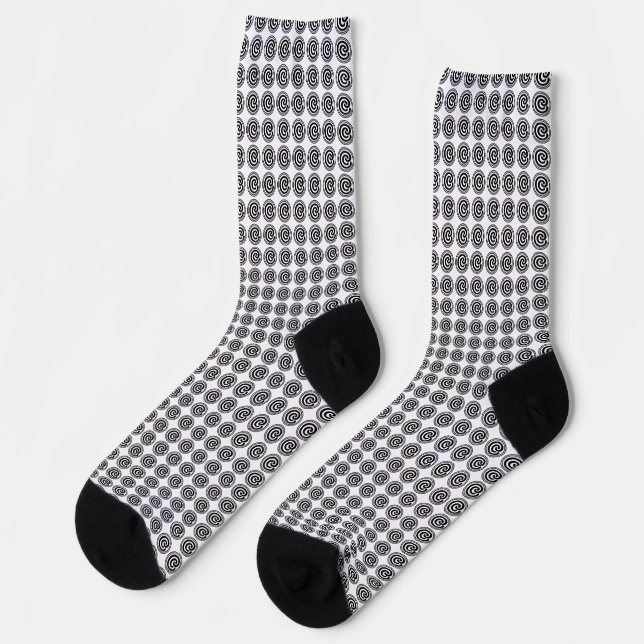 Commonwealth Club Pattern Socken (Linkes Detail)