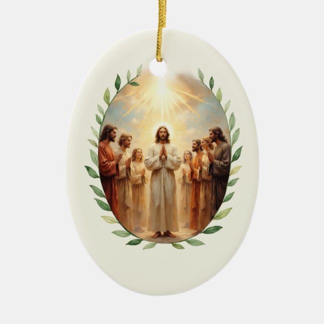 Communion of Saints God's Peace and Blessings Keramik Ornament (Vorne)