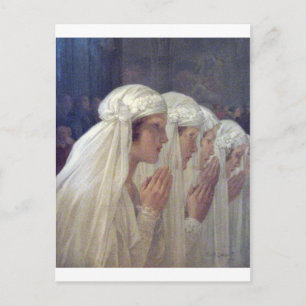 communion privat livemont postkarte