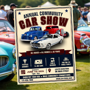 Community Auto Show Flyer
