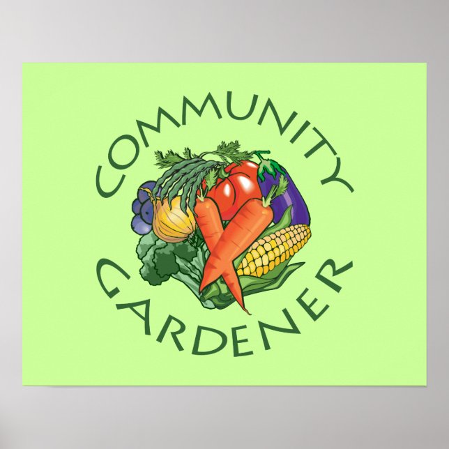 Community Gardening Poster (Vorne)