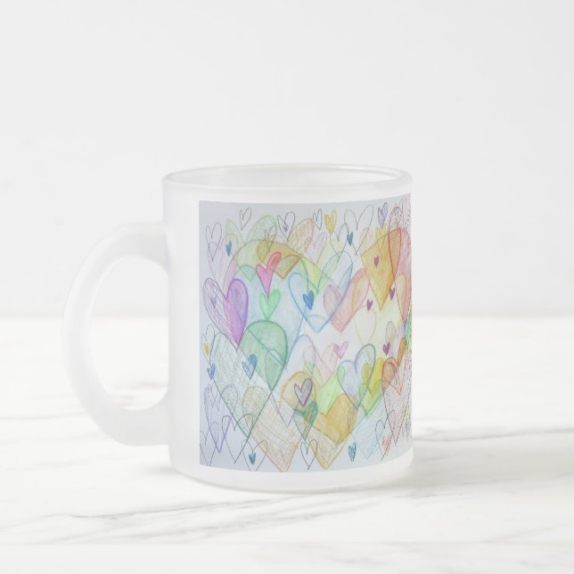 Community Hearts Rainbow Custom Coffee Cups Mattglastasse (Links)