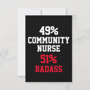 Community Nurse Badass Karte