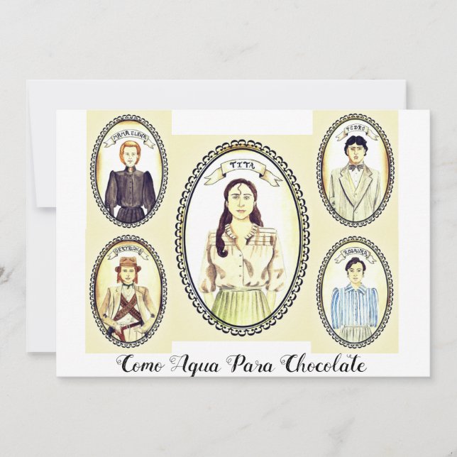 Como Agua Para Chocolate Book Club Einladung (Vorderseite)