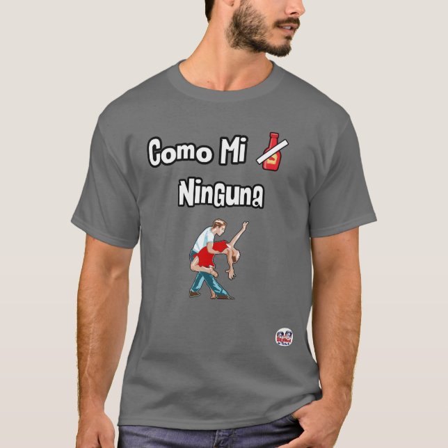 Como MI Salsa ninguna Männer T-Shirt (Vorderseite)
