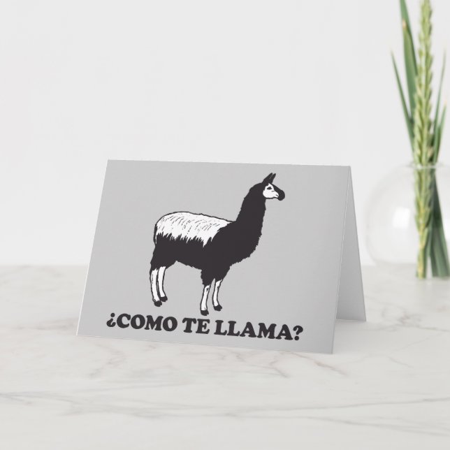 Como Te Llama Karte (Vorderseite)