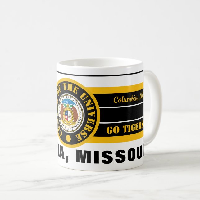 COMOCOU COLUMBIA, MISSOURI (COU) KAFFEETASSE (VorderseiteRechts)