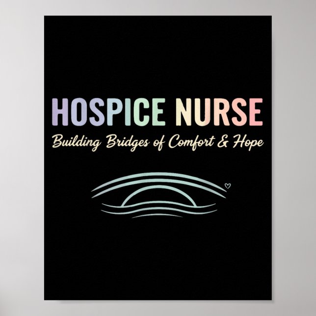 Comon In Care Hosce Nurse Palliative Suprt Graphic Poster (Vorne)