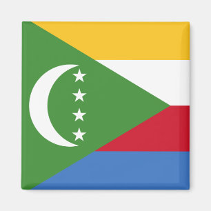 Comoren-Flagge Kilometer Magnet