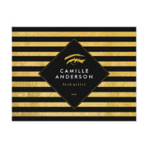 Comp-Card für Gold und Black Lash
