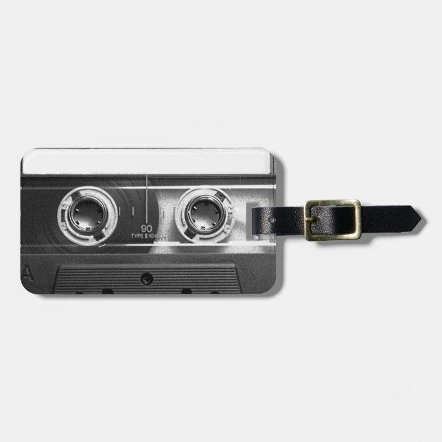 Compact Cassette Gepäckanhänger (Vorderseite horizontal)