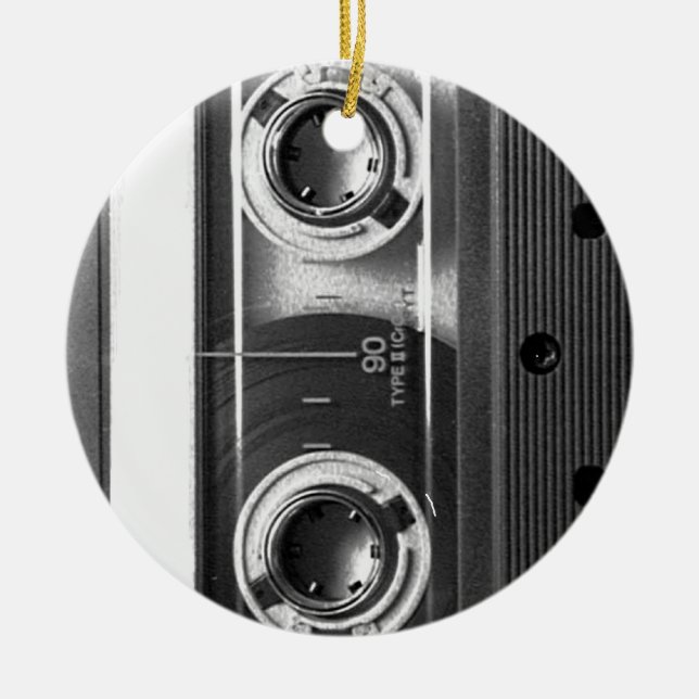 Compact Cassette Keramik Ornament (Vorne)