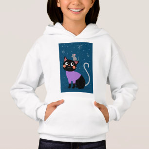 Compagnons enneigés – Chat et Souris fantaisistes