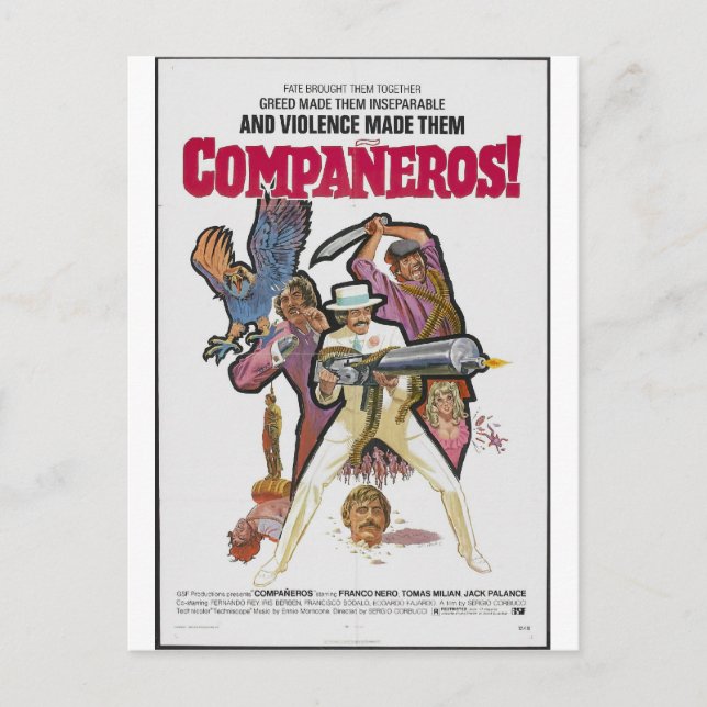 COMPANEROS POSTCARD POSTKARTE (Vorderseite)
