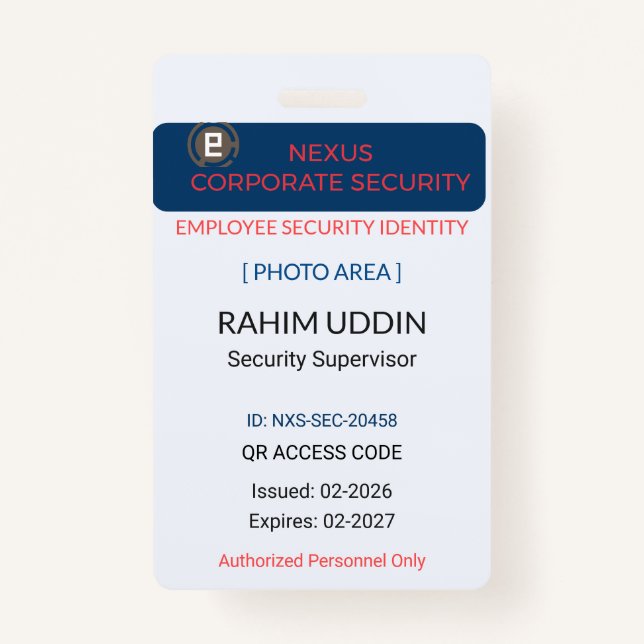 Company Badge Identification | Employee ID (Devant)