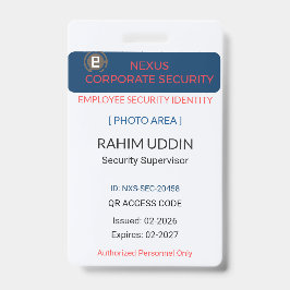 Company Badge Identification | Employee ID Ausweis