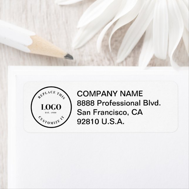 Company logo here Custom business Return address (Insitu)