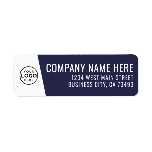 Company Logo Navy Blue Business (Vorne)