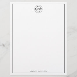 Company Name Logo Professional Business Letterhead Briefbogen