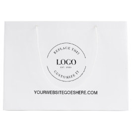 Company website & Logo Custom Business  Große Geschenktüte