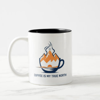 Compass Coffee – True North Abenteuer Zweifarbige Tasse