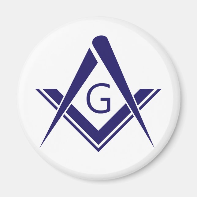 Compass-Freemason-Zunft Mason-Organisationszeichen Magnet (Vorne)