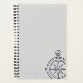 Compass Hard Cover Planner- Midnight Cartographer  Planer