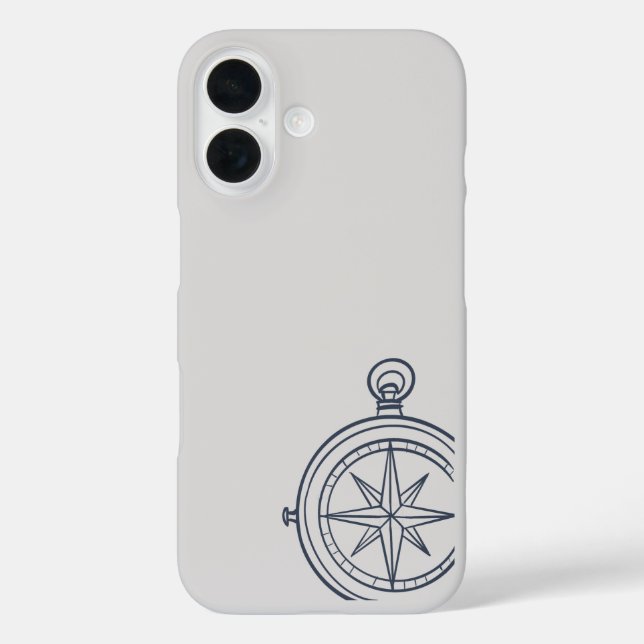 Compass- Midnight Cartographer- iPad/phone Cover (Rückseite)