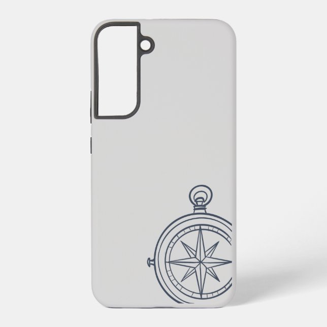 Compass- Midnight Cartographer- phone Cover Samsung Galaxy Hülle (Rückseite)