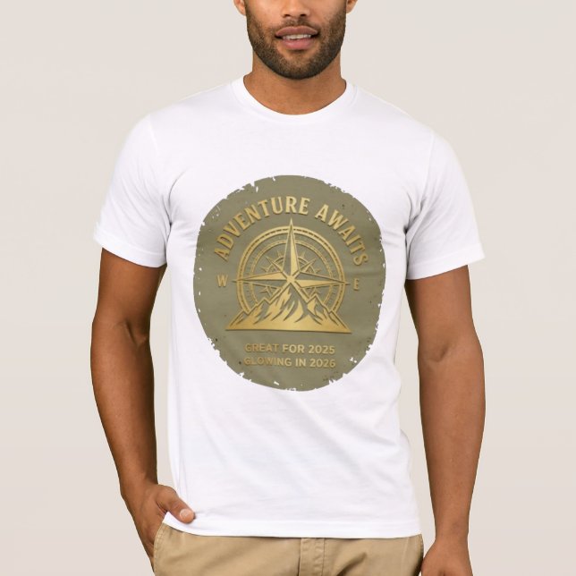Compass Mountain Outdoor T-Shirt - Hervorragend fü (Vorderseite)