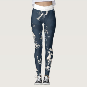 Compass-Muscheln Leggings