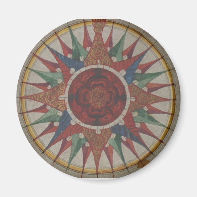 Compass-Rose für Manuskript Magnet (Vorne)