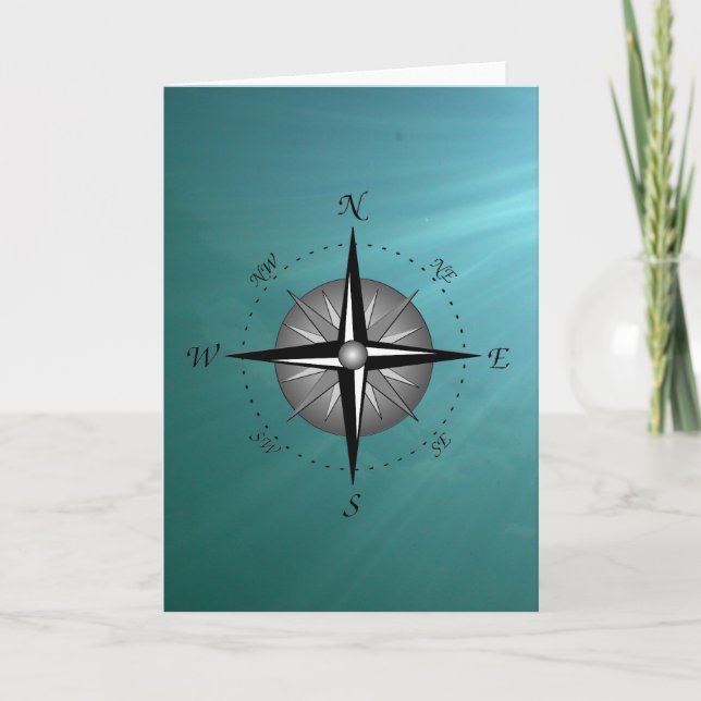Compass Rose Karte (Vorderseite)