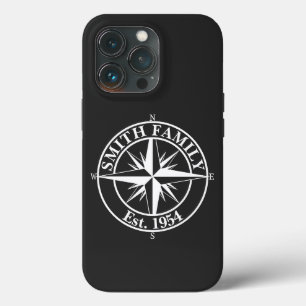 Compass Star Monogramm personalisierbares Emblem Case-Mate iPhone Hülle
